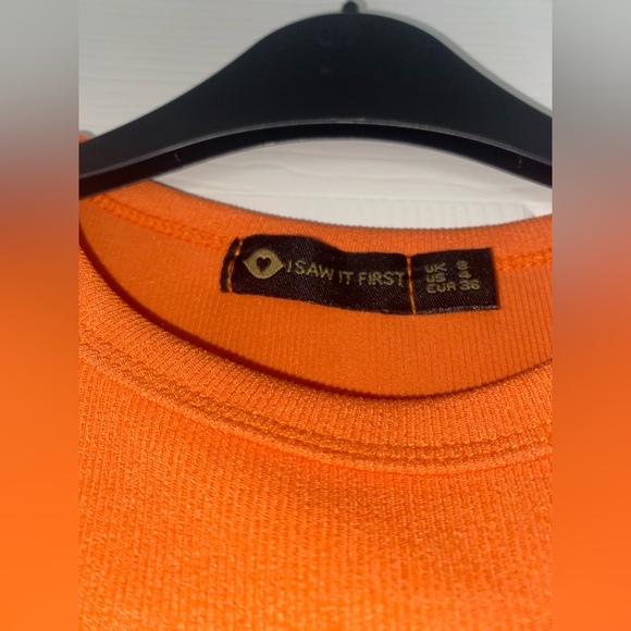 Orange bodycon dress - Picture 2 of 3